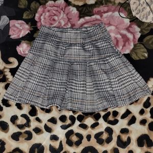 Plaid schoolgirl skirt